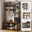 Portemanteau avec banc et rangement pour chaussures-1502273641