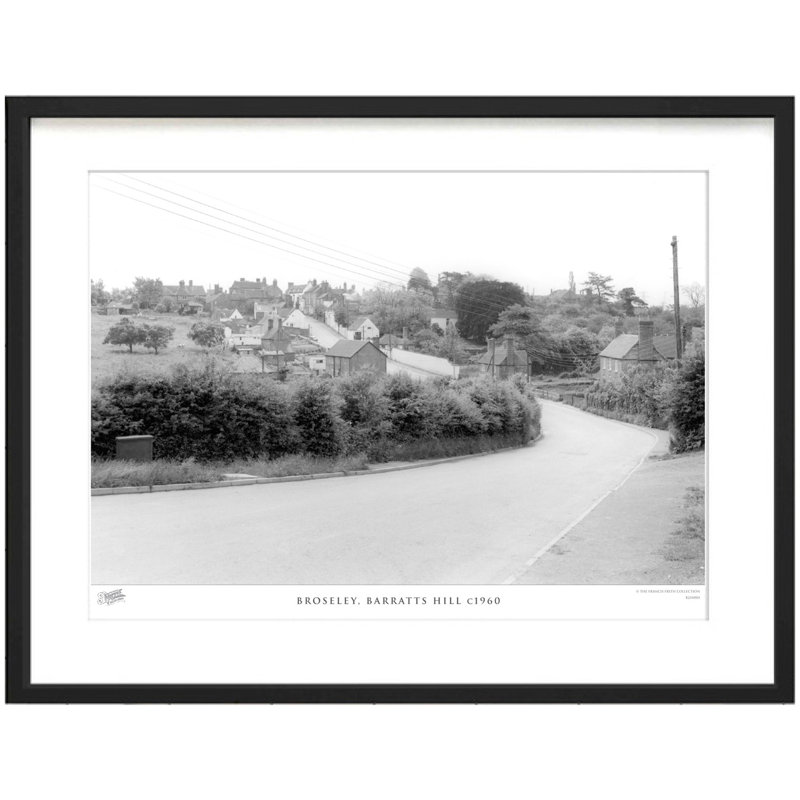 Broseley, Barratts Hill C1960 by Francis Frith - Single Picture Frame Print, 60cm H x 80cm W x 2.3cm D
