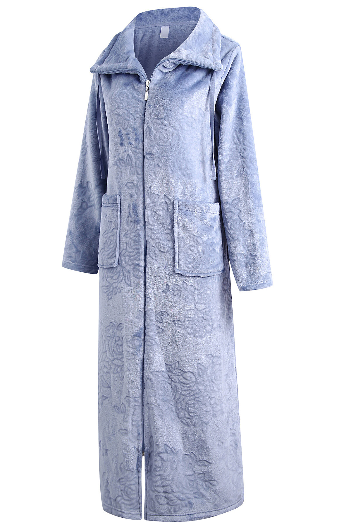 Child's Fleece Zip Up Dressing Gowns - Donann