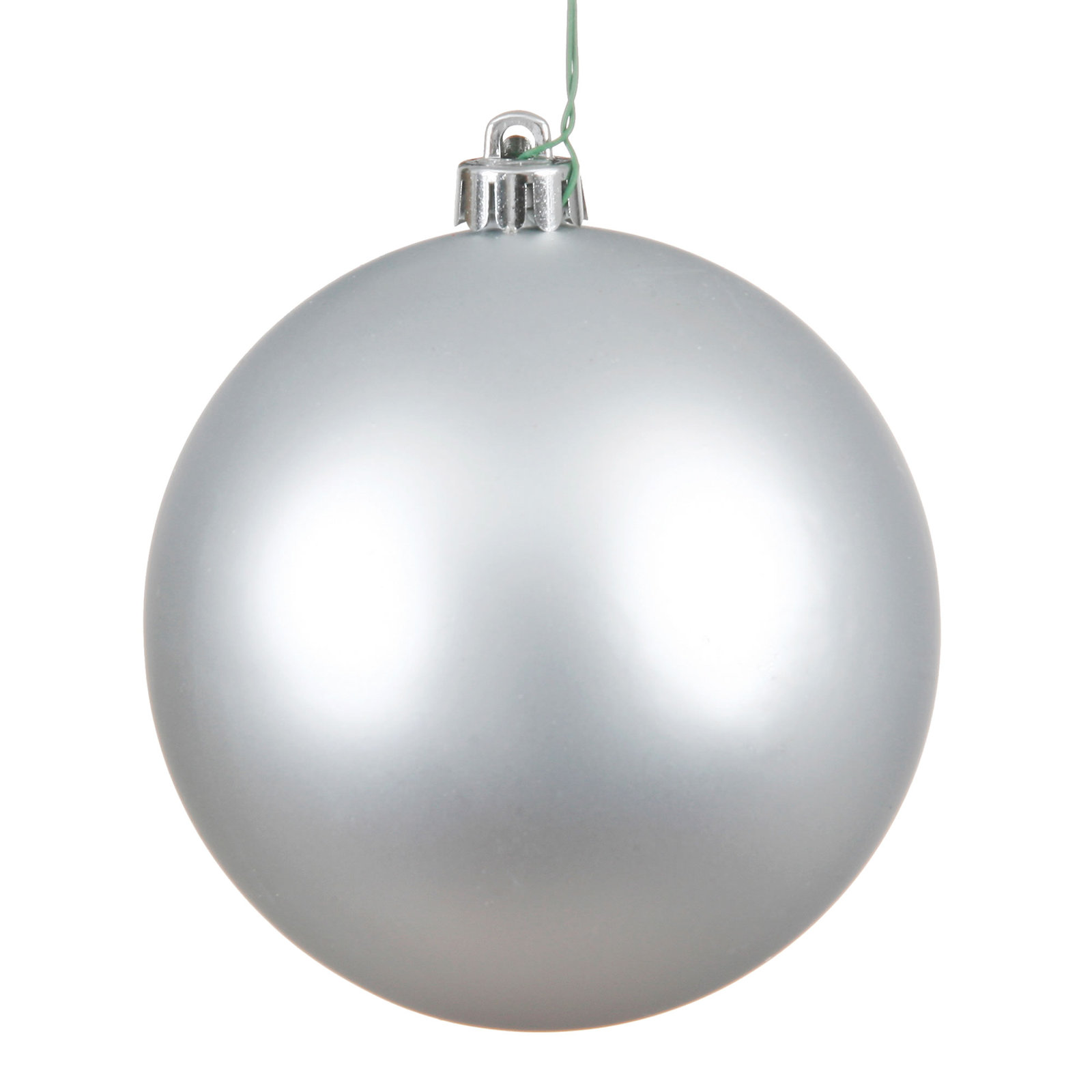 Holiday Solid Ball Ornament, Silver, 15.75" H x 15.75" W x 15.75" D