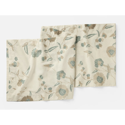 Aurora Print Table Runner 18"X108" Natural W/Surf