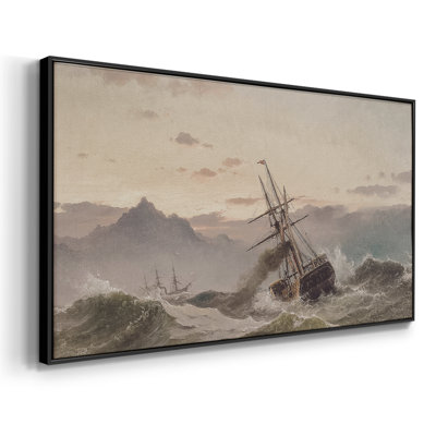 Série nautique-CCCCXCII- Toile tendue avec châssis tendue, prête à être accrochée