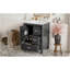 Meuble-lavabo moderne de 24 pouces avec lavabo en céramique, porte à fermeture douce, tablette de porte à double couche et 3 tiroirs-1574612954