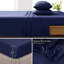 Ensemble de draps en microfibre brossée douce Hotel Luxury avec draps et taies d'oreiller très doux-858015796-858015793
