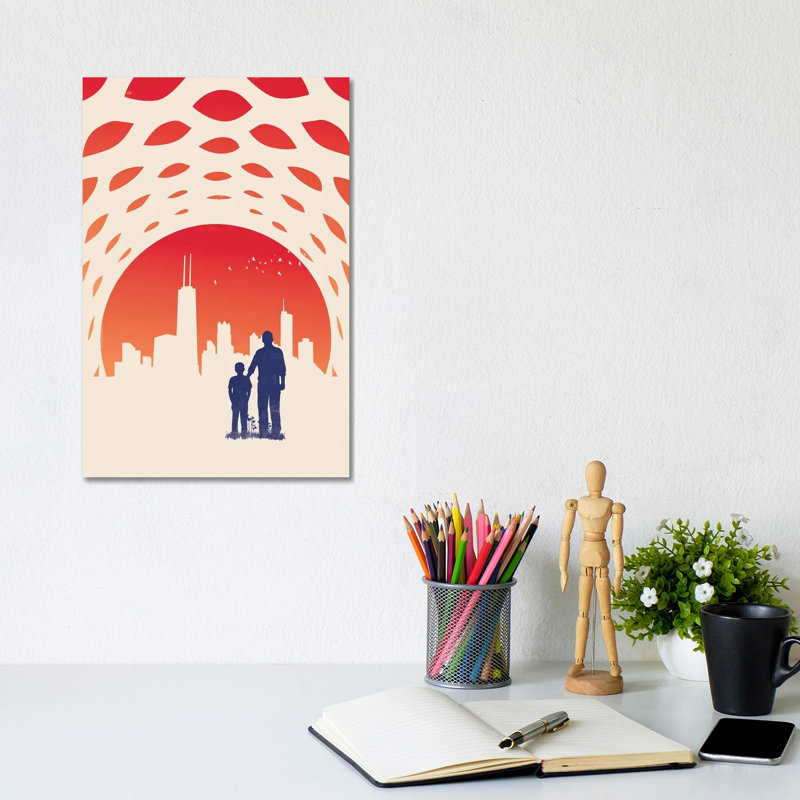 The Skyline by Jay Fleck - Wrapped Canvas Print, 20.32 cm H x 30.48 cm W