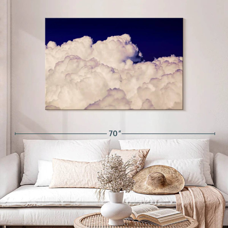 Alvord Fluffy Clouds, H 32 po x l 48 po