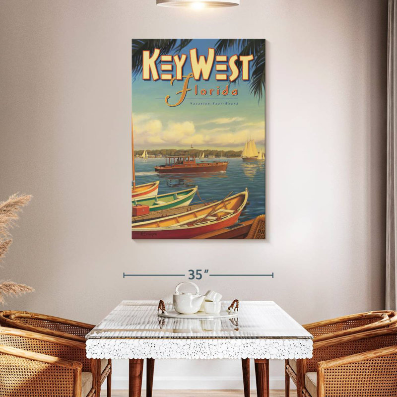 Hannes Key West Florida, 48" H x 32" W
