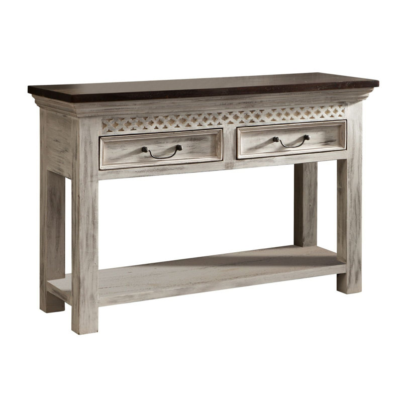 Castle 115cm Solid Wood Console Table