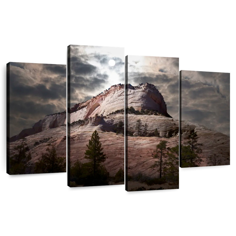 Alvord Moonlight Mountain, 54" H x 84" W