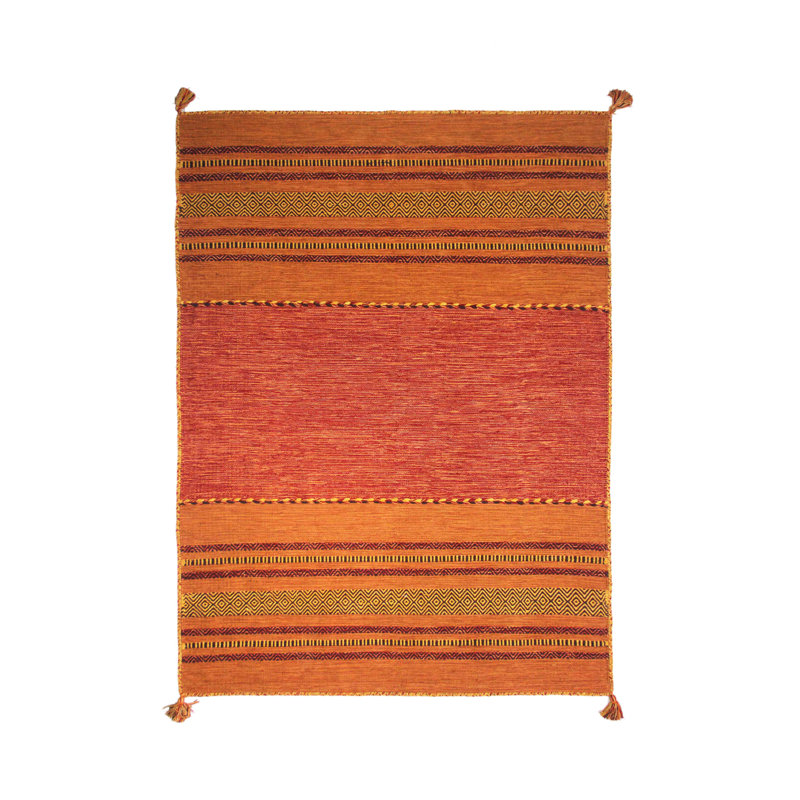 Chinn Striped Hand Woven Area Rug, Rectangle 120 x 170cm