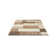 Hand Knotted Wool Brown Indoor Rug