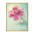 Toile avec cadre flottant or