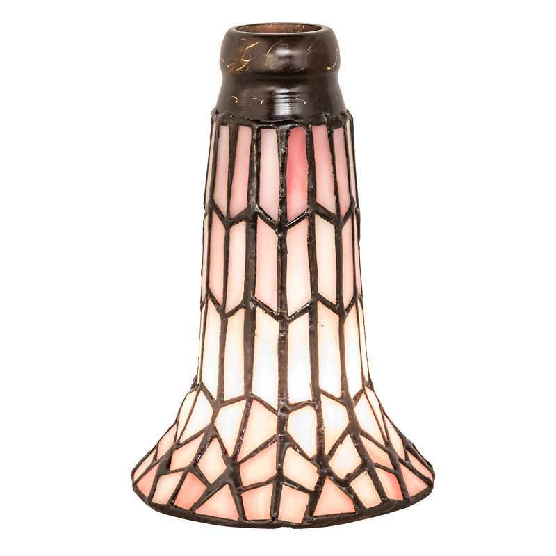 5.75'' H Glass Bell Lamp Shade, Amber