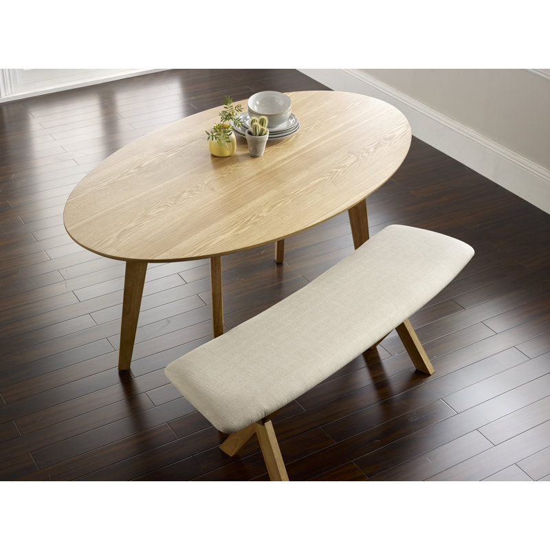 Klara Polyester Upholstered Bench