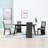 Dining Chairs Side Chair with Solid Wood Legs for Kitchen Faux Leather-931017966