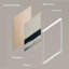 Reproduction d'art encadrée abstraite pour décoration intérieure moderne - 8 po x 10 po-116561657-116561660