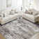 Sarah Machine Washable  Abstract  Area Rug With Non-Slip Backing