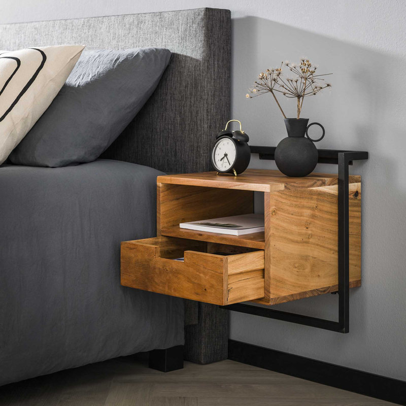 David 1 Drawer Bedside Table