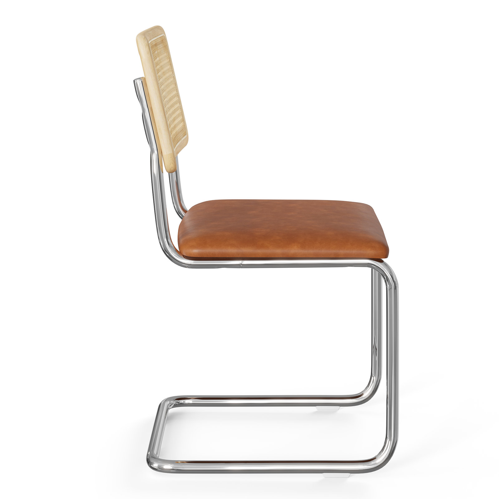 Walsh Vegan Leather Dining Chair, Saddle Tan Vegan Leather