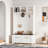 Versatile 4-in-1 Hall Tree With Coat Rack & 6 Golden Hooks, Wood Grain Bench, 2 Drawers And Metal Handles-183787838