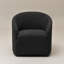 Fauteuil demi-tonneau pivotant de 32 po Charlisse-1213159603
