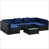Coussin bleu foncé / structure noire est en rupture de stock