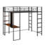 Lit mezzanine en métal avec 2 tablettes et 1 bureau Gerik-1589074352