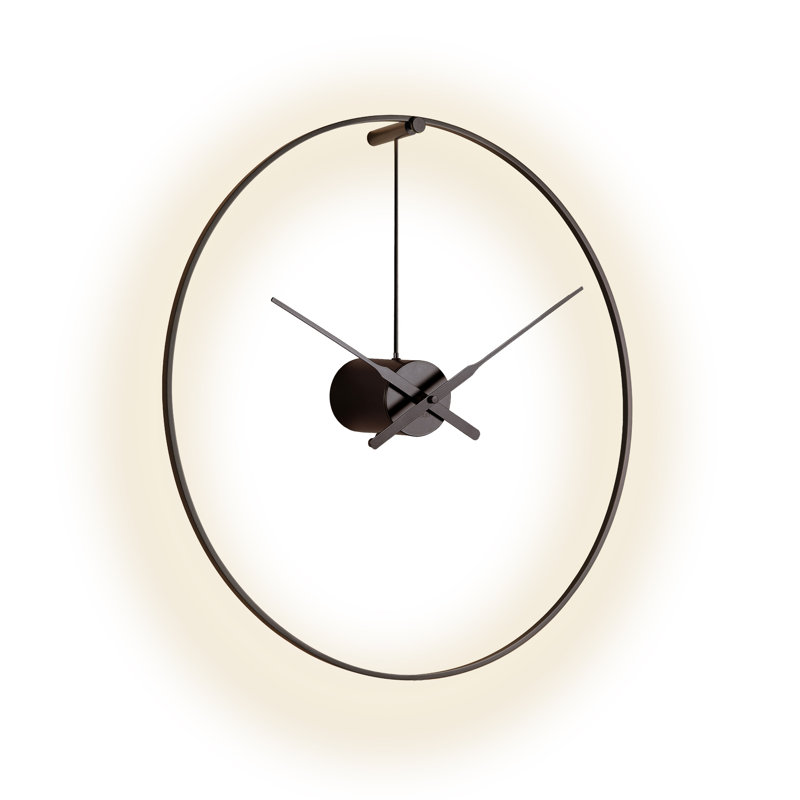 Ombra Aluminium Skeleton Wall Clock