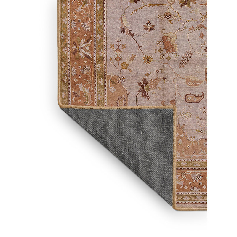 Tapis brun à motif oriental, Rectangle 2 pi x 4 pi