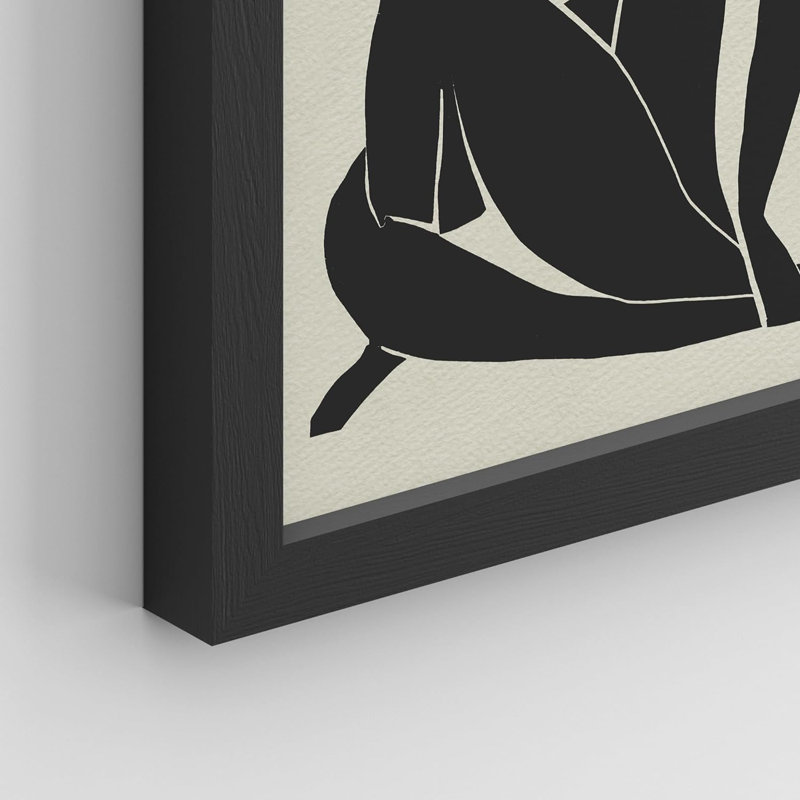 Henri Matisse Dancer, Cadre noir, L 11 po x H 14 po