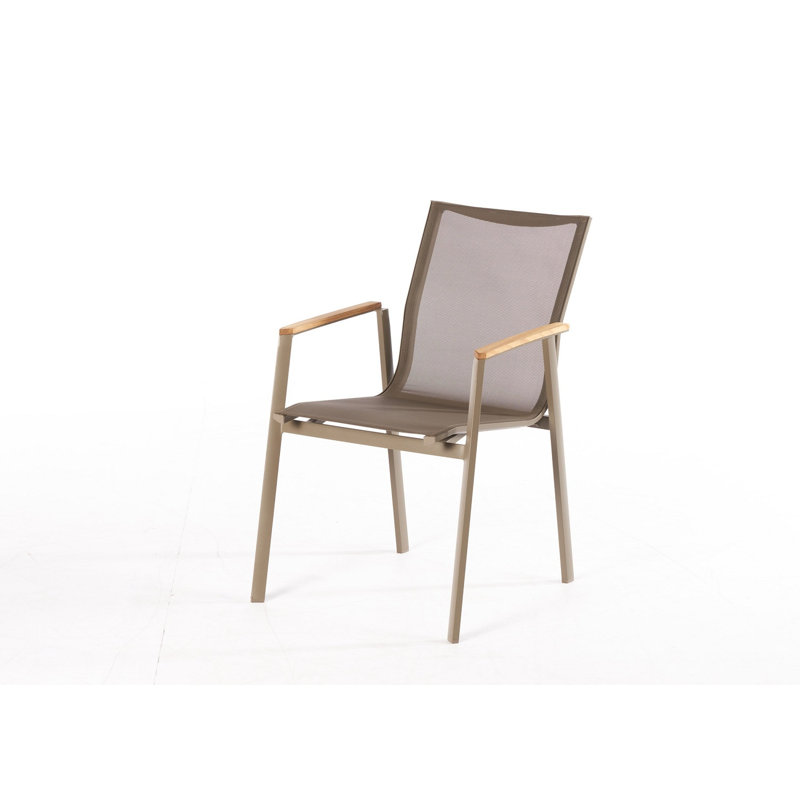 Fauteuil en métal gris