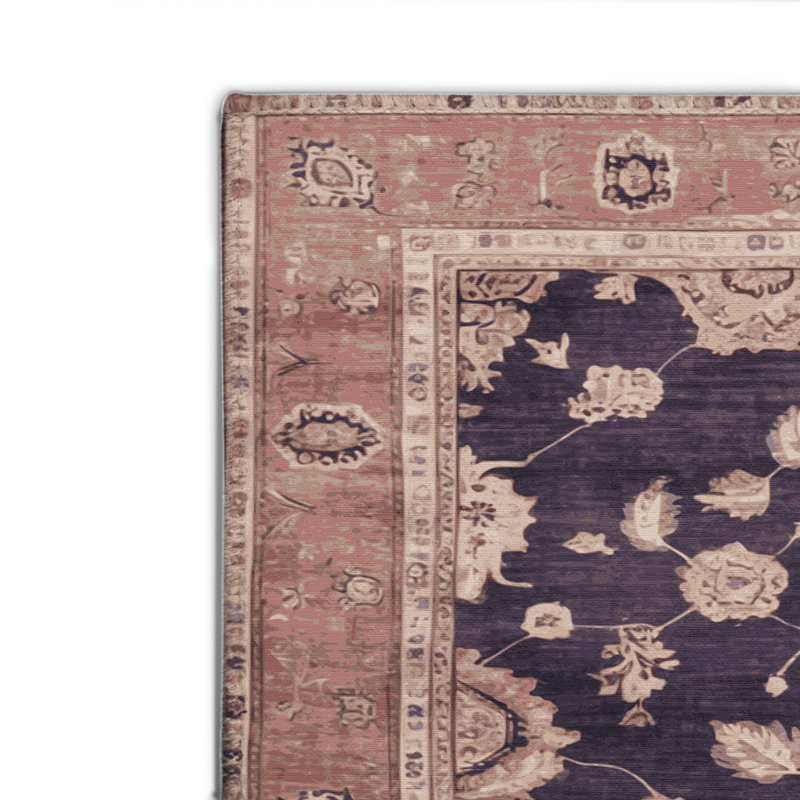 Tapis mauve intérieur et extérieur surteint, Rectangulaire 8 pi x 10 pi