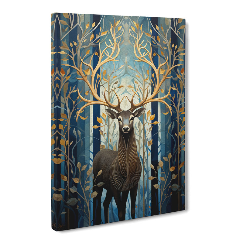 Stag No.3 - Print, 50cm H x 35cm W x 3cm D