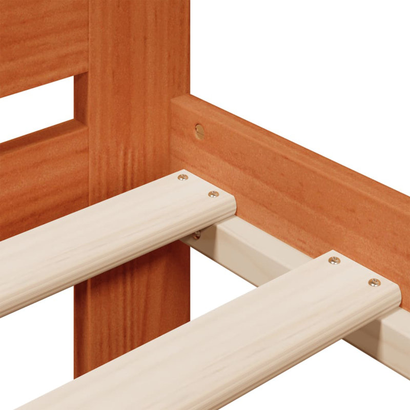 Bed, Wax Brown, Small Single (2'6)