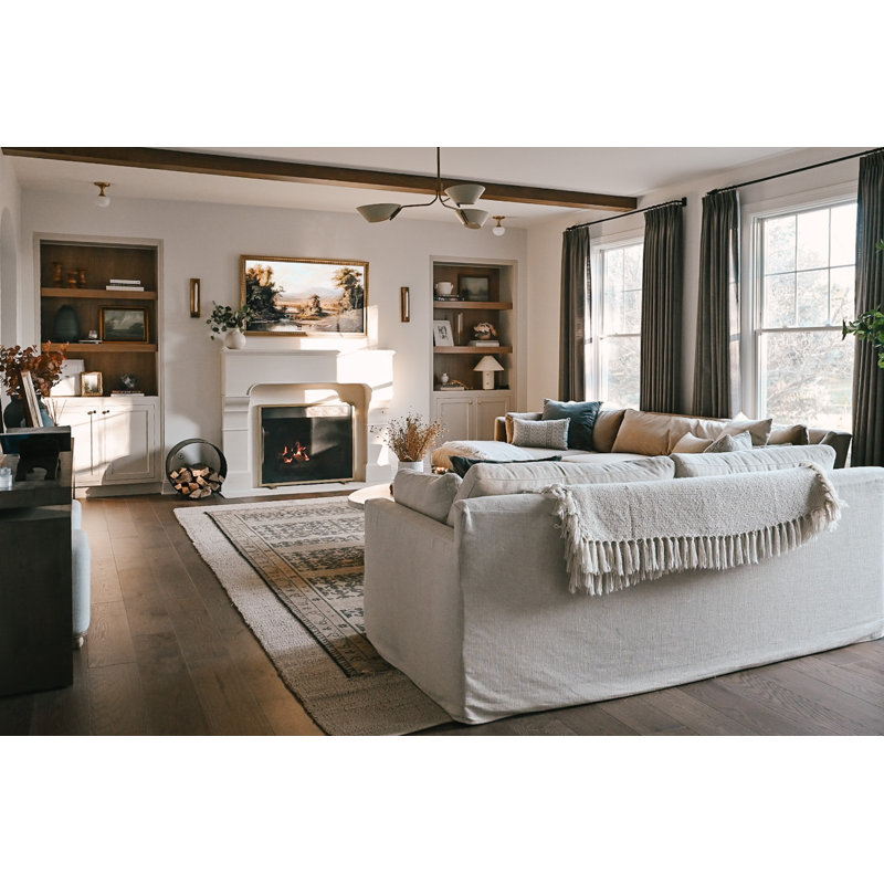 Sacramento Iron 3-Light Chandelier, Beige