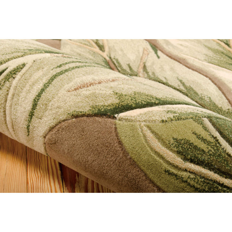 Vienna Wool Floral Indoor Rug, Rectangle 7'6" x 9'6"
