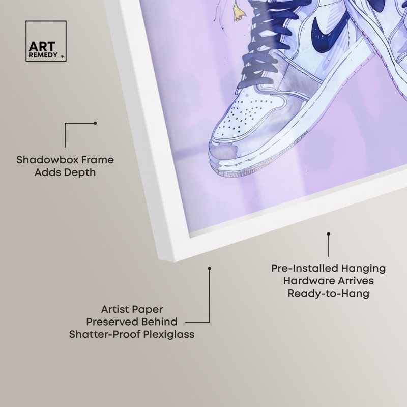 Art floral lilas, H 17 po x l 17 po, Blanc