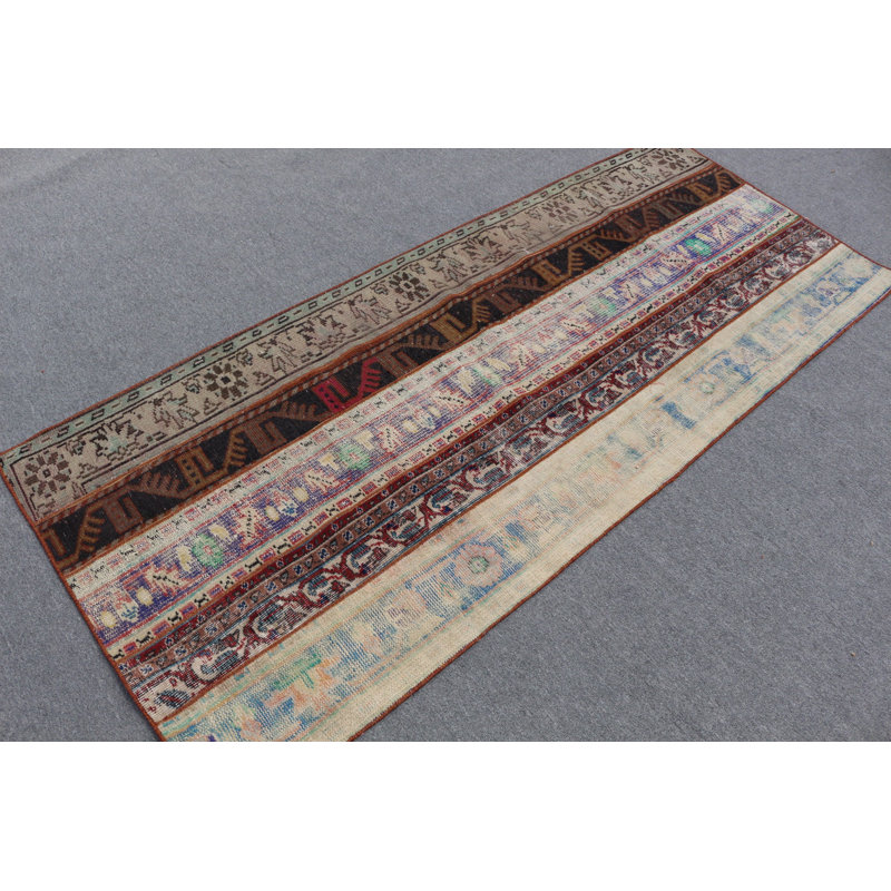 Tapis décoratif vintage turc d'Anatolia pour la décoration intérieure et l'entrée décorative