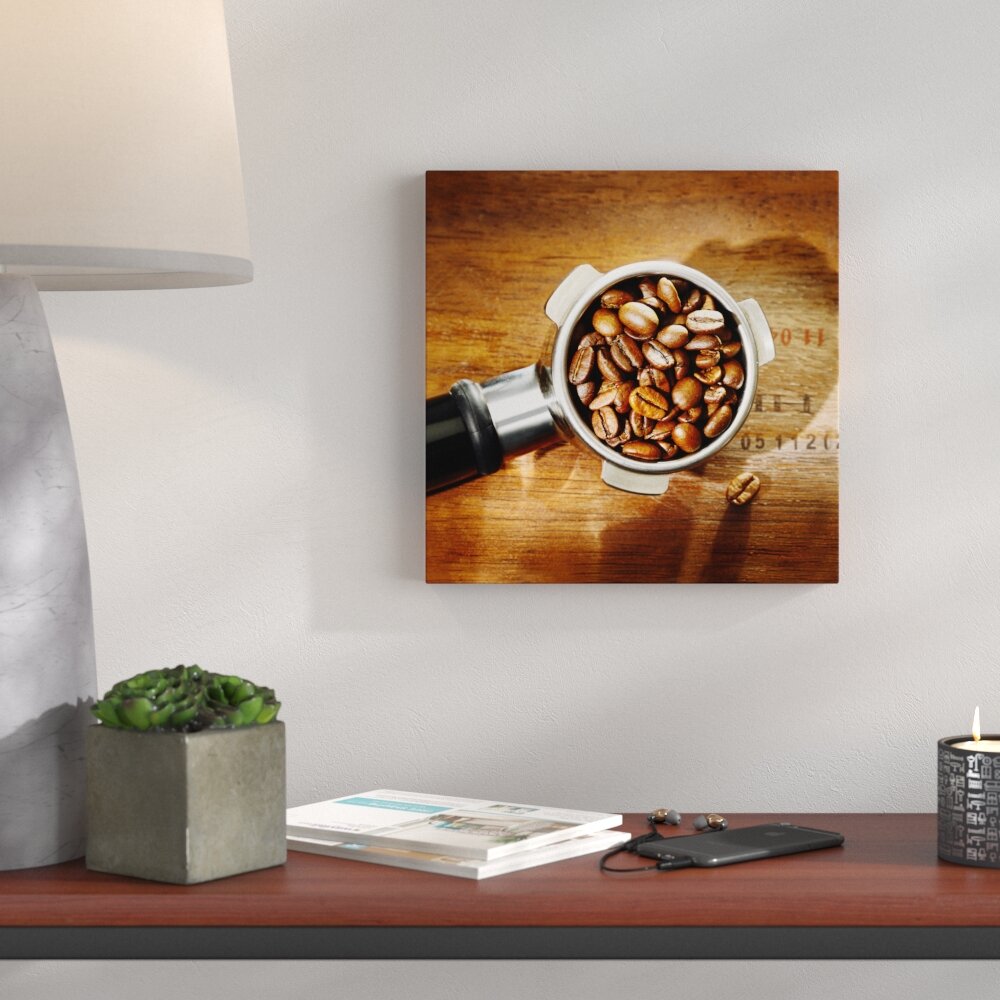 Glasbild Kaffee Arabica II, Kunstdruck