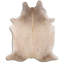 Tapis en cuir de vachette champagne clair personnalisé-461123269