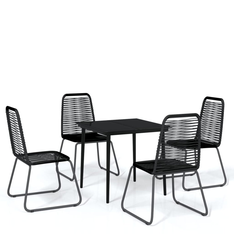 Long Dining Set, 4, 29.1" H x 51.5" W x 21.06" D