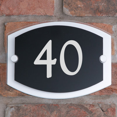 Sigfried 15cm H Plastic House Number