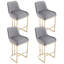 Besik Counter Stool with Metal Frame-446052261