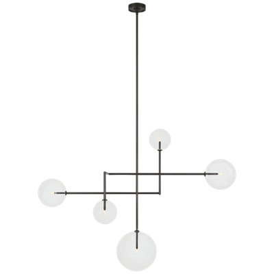 Linnea 5 - Light Metal LED Chandelier by AERIN
