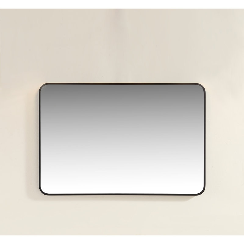 Miroir 24,8 "x 36,75" noir huilé