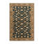 Machine Washable Art Deco Brown Area Rug-1853396941