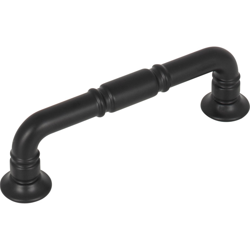 Kent Bar pull, Flat Black, 3 3/4" Center to Center