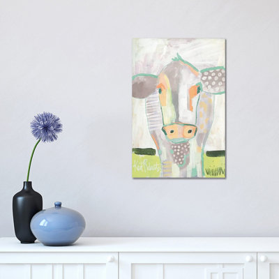 Moo Series: by Kait Roberts - Wrapped Canvas Gallery-Wrapped Canvas Giclée