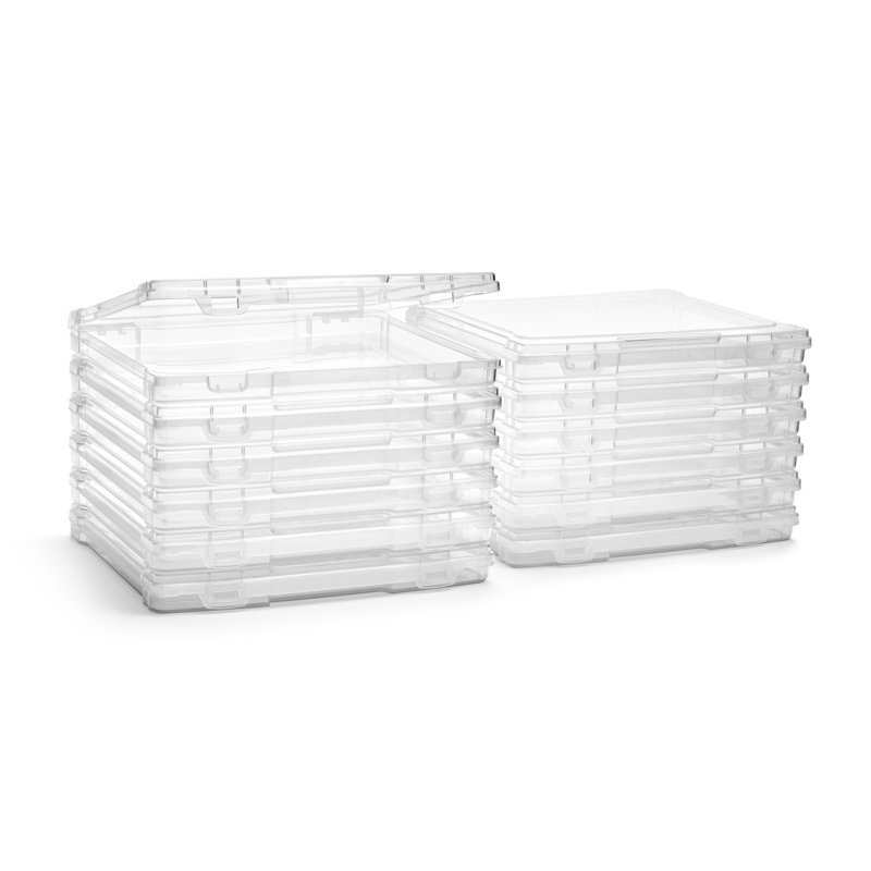  Clear Slim Stackable Project Case 12 Pack