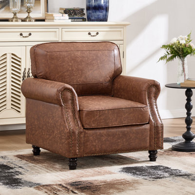 Fauteuil en similicuir Amarius